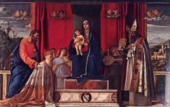 喬凡尼 貝利尼 Barbarigo altarpiece 喬凡尼 貝利尼 Barbarigo altarpiece